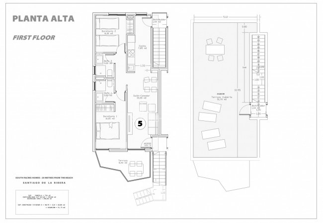 New Build Contemporary Apartments in Santiago De La Ribera, San Javier 16