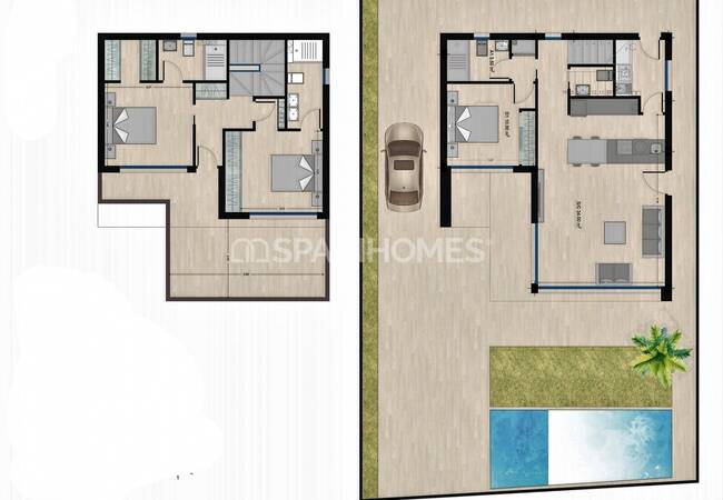 Torre-pacheco Murcia'da Modern Tasarımlı Müstakil Villalar 23