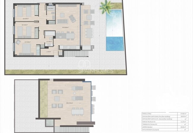 Costa Calida’da Plajlara Yakın Şık Müstakil Villalar 21