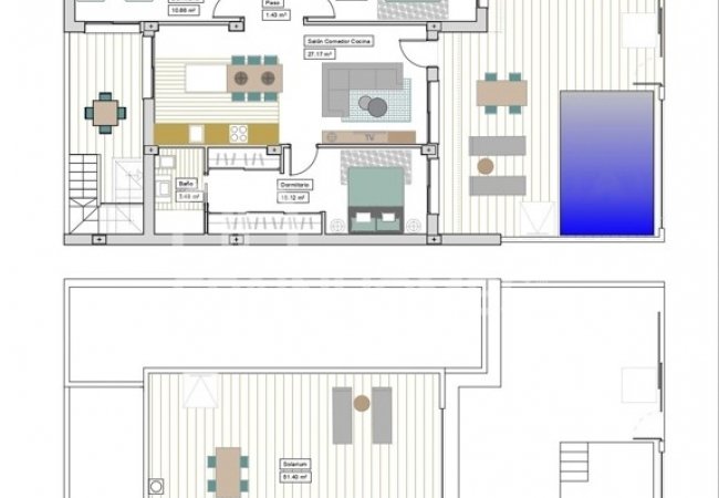 Murcia Torre-pacheco’da Modern Tasarıma Sahip Havuzlu Evler 17