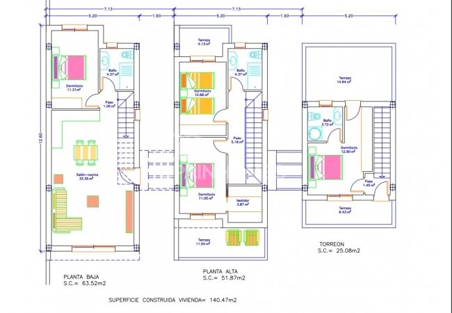 Sun Soaked Houses Near Sea in San Pedro, Costa Calida 19