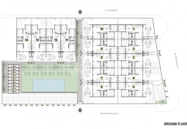 San Pedro Del Pinatar'da Çağdaş ve Şık Tasarımlı Daireler 49
