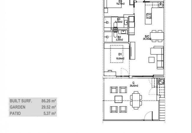 San Pedro Del Pinatar'da Çağdaş ve Şık Tasarımlı Daireler 47