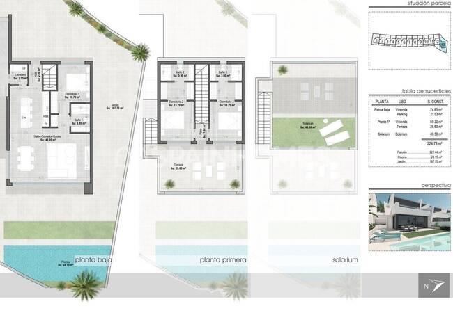 Villas Independientes Con Piscinas Privadas Y Solariums En San Javier 84