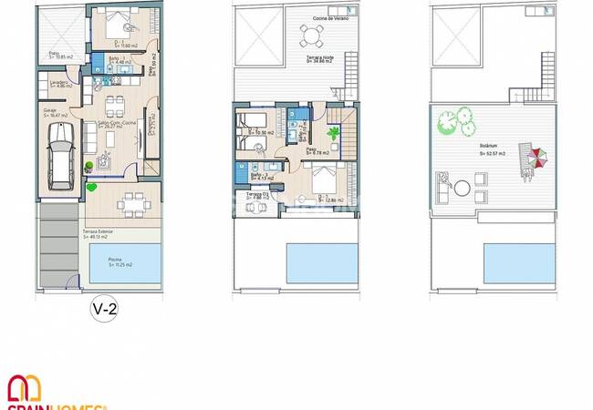 Cozy Houses with Private Pool and Terrace in Los Alcazares 11