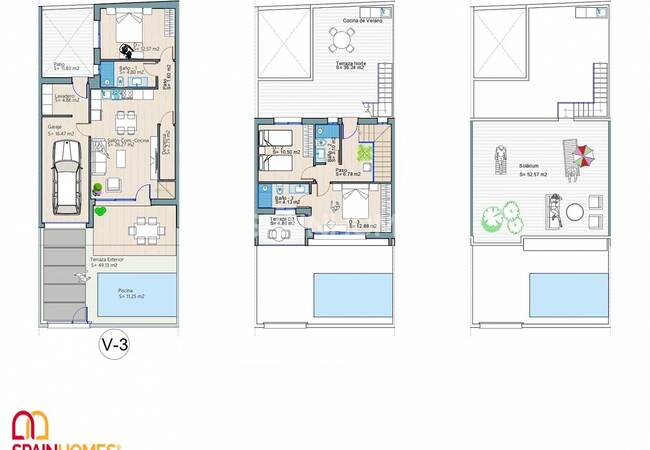 Cozy Houses with Private Pool and Terrace in Los Alcazares 12