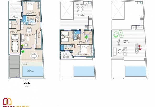 Cozy Houses with Private Pool and Terrace in Los Alcazares 13