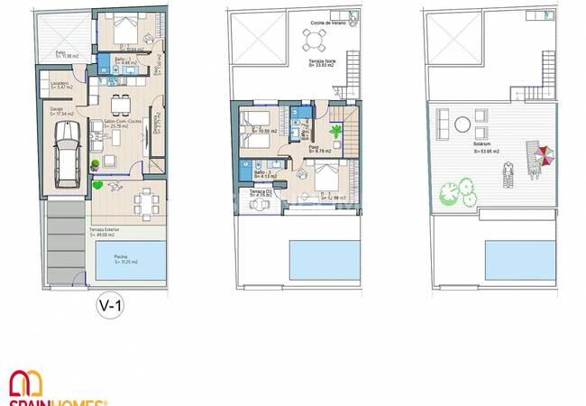 Cozy Houses with Private Pool and Terrace in Los Alcazares 10