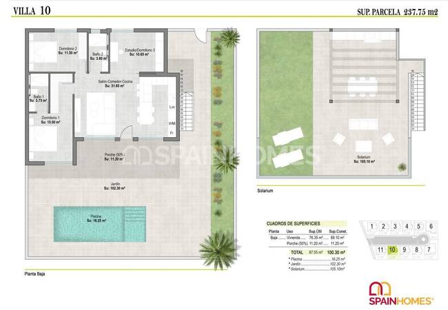 Vente De Villas Individuelles De Haute Qualité À Fuente Alamo 24