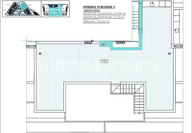 شقق جديدة سباحة مشترك للبيع في مورسيا كوستا كاليدا 26