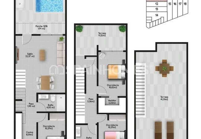 Stylish Properties in a Popular Area in San Pedro Del Pinatar 35