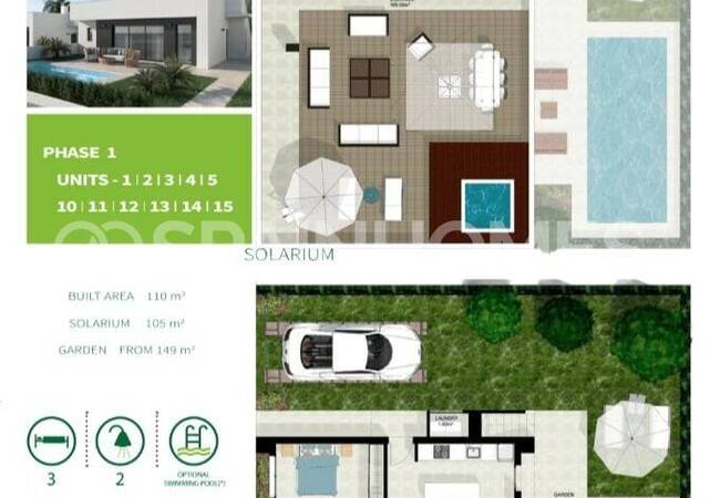 Condado De Alhama'da Güvenlikli Sitede Özel Havuzlu Villalar 15