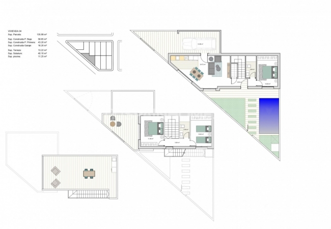 Villas with Private Pool and Car Park in Los Alcazares Murcia 39