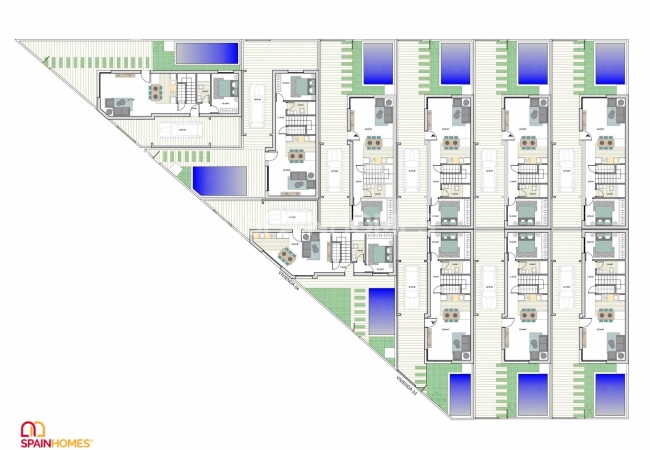 Villas with Private Pool and Car Park in Los Alcazares Murcia 37