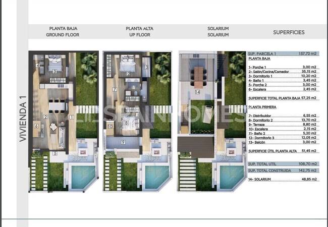 San Pedro Del Pinatar'da Şık Tasarımlı Müstakil Villalar 26