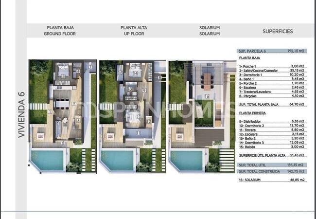 San Pedro Del Pinatar'da Şık Tasarımlı Müstakil Villalar 28