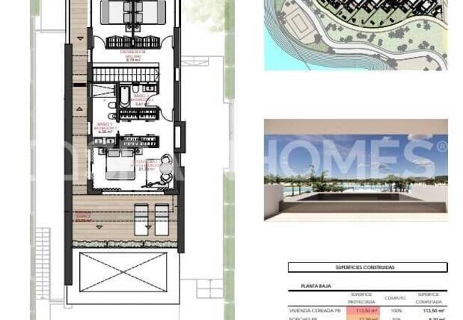 Murcia'da Yapay Plajlı Sitede Lüks Müstakil Villalar 23