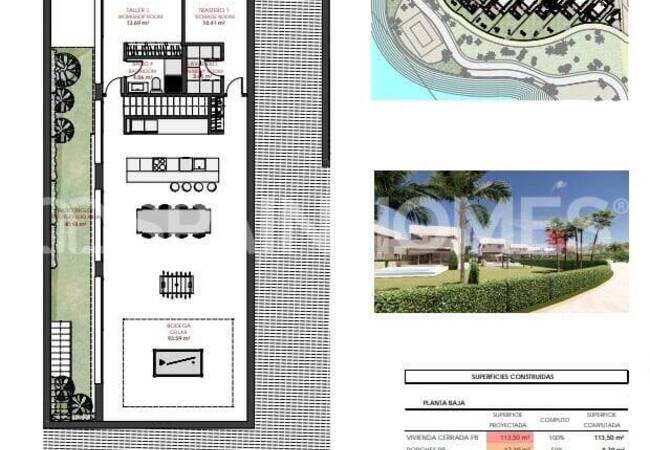 Murcia'da Yapay Plajlı Sitede Lüks Müstakil Villalar 24