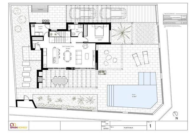 Murcia San Pedro Del Pinatar'da Havuzlu Çağdaş Tasarımlı Villa 10