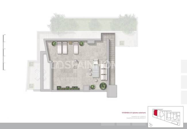 Mazarron Murcia'da Plaja Sadece 500 Metre Mesafede Daireler 23