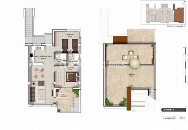 Modern Flats with Incredible Views in San Pedro Del Pinatar 47