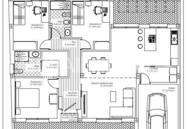 Дома с Гаражами в Торре-Пачеко, Пилар-де-ла-Орадада 46