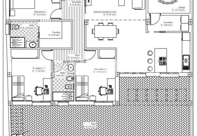 Дома с Гаражами в Торре-Пачеко, Пилар-де-ла-Орадада 42