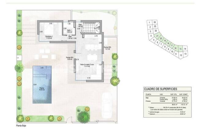 Torre Pacheco'da Prestijli Bir Sitede Modern Villalar 111