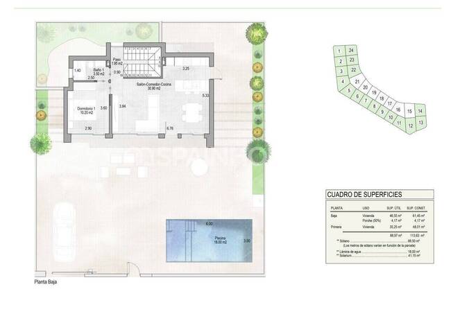 Torre Pacheco'da Prestijli Bir Sitede Modern Villalar 114