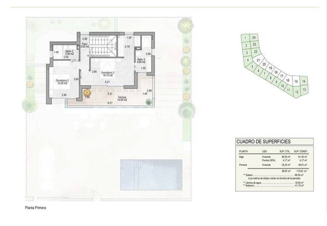 Torre Pacheco'da Prestijli Bir Sitede Modern Villalar 115