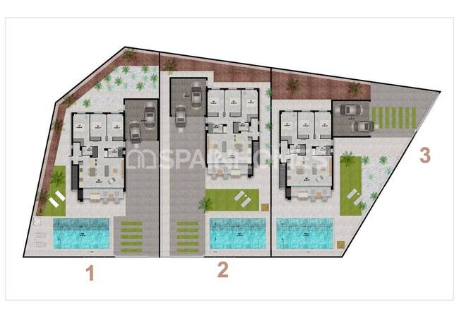 Detached Bungalow Style Villas with Pools in San Javier 13