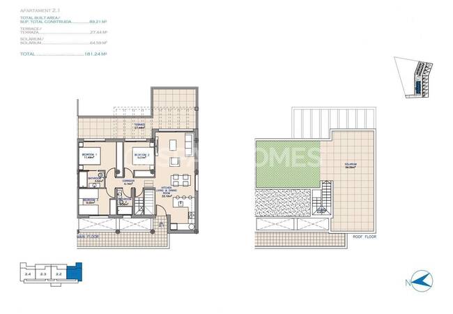 شقق جولف أنيقة في لوس الكازاريس كوستا كاليدا 28