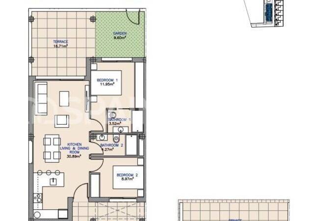 شقق جولف أنيقة في لوس الكازاريس كوستا كاليدا 21