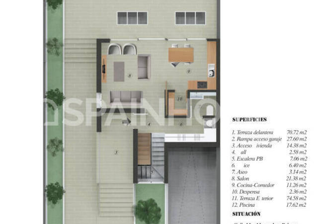 Murcia Los Belones'te Özel Havuzlu ve Otoparklı İkiz Villa 27