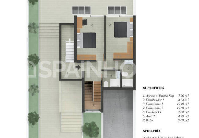 Murcia Los Belones'te Özel Havuzlu ve Otoparklı İkiz Villa 28