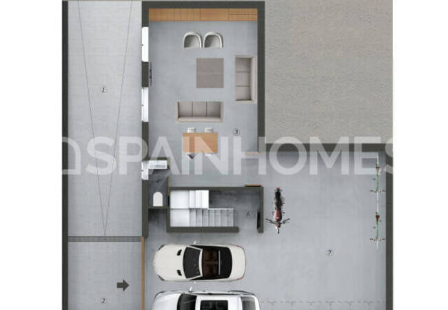 Los Belones Murcia'da Taşınmaya Hazır Havuzlu İkiz Villa 17