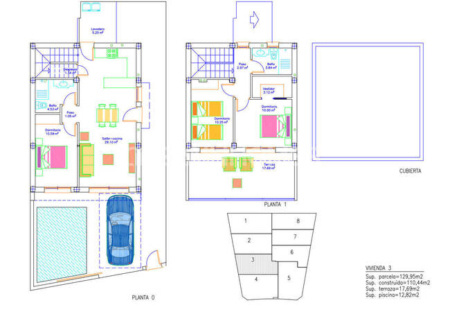 San Pedro Del Pinatar'da 3 Yatak Odalı ve Özel Havuzlu Villalar 35