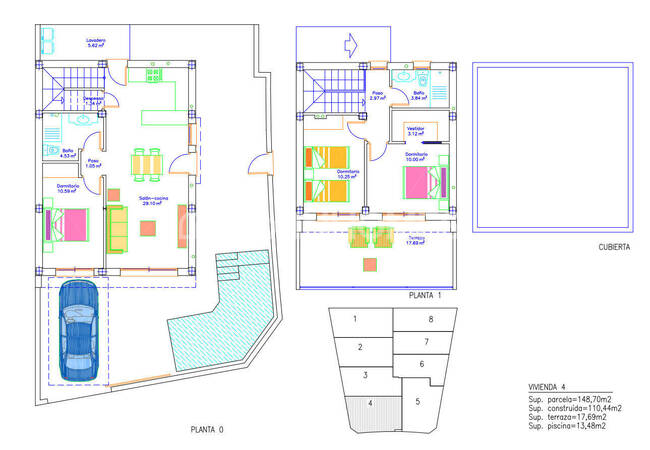 San Pedro Del Pinatar'da 3 Yatak Odalı ve Özel Havuzlu Villalar 36
