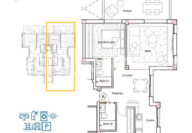 Los Alcázares'te Plaja ve Golf Sahasına Yakın Konumda Daireler 30