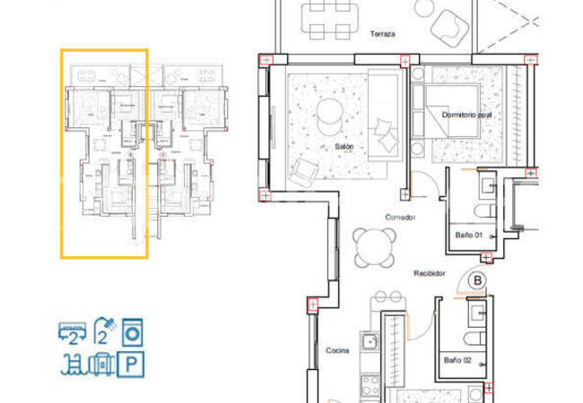Los Alcázares'te Plaja ve Golf Sahasına Yakın Konumda Daireler 19