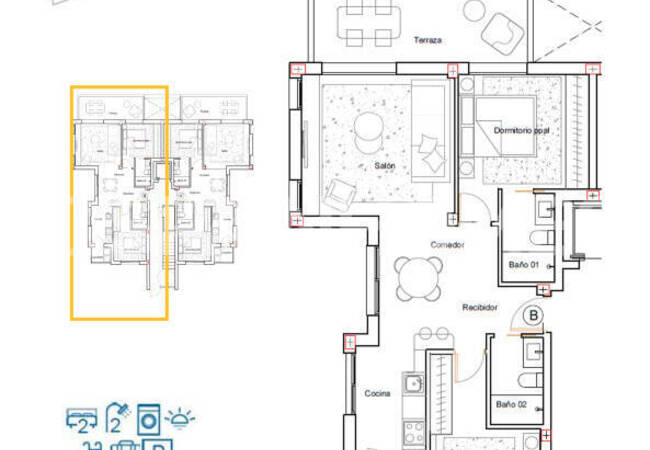 Los Alcázares'te Plaja ve Golf Sahasına Yakın Konumda Daireler 17