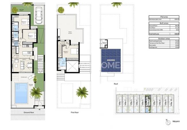 Villa's Met 3 Slaapkamers Vlakbij Het Strand In Los Nietos Murcia 31