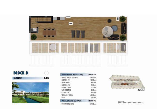 Los Alcázares'te Denize Yakın Şık Tasarımlı Golf Daireleri 62