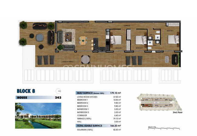 Los Alcázares'te Denize Yakın Şık Tasarımlı Golf Daireleri 48