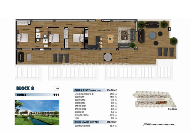 Los Alcázares'te Denize Yakın Şık Tasarımlı Golf Daireleri 50
