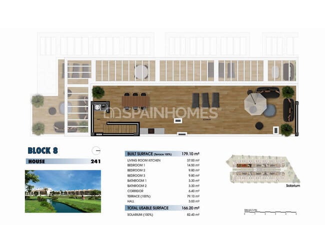 Los Alcázares'te Denize Yakın Şık Tasarımlı Golf Daireleri 53