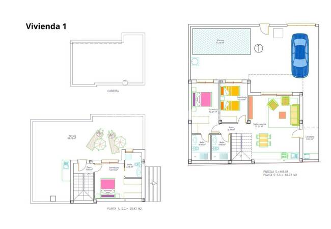 San Pedro Del Pinatar'da Plaja Yakın 3 Odalı Müstakil Villalar 11