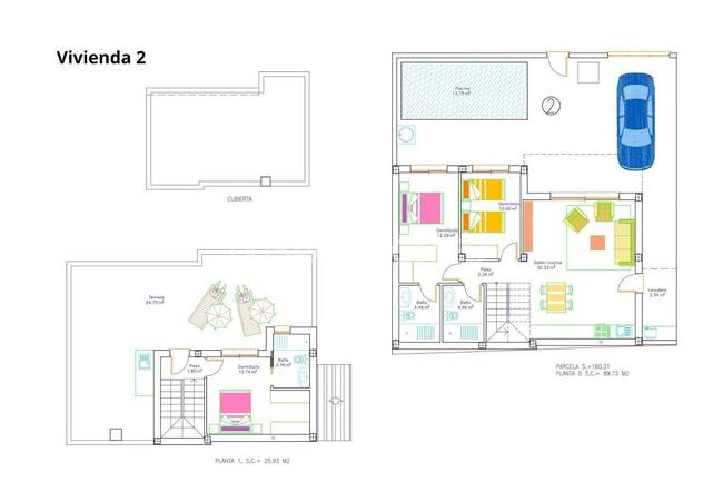 San Pedro Del Pinatar'da Plaja Yakın 3 Odalı Müstakil Villalar 12