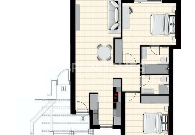 Stylish Apartment in a Complex with Pool in Torre Pacheco Murcia 46