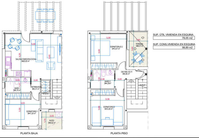 Duplex Villas with Pool and Parking in Cartagena Murcia 6